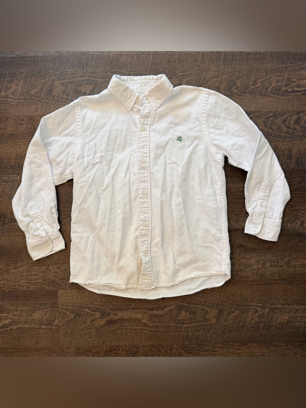 J. Bailey Roscoe Classic White Long-Sleeve Button-Down Shirt